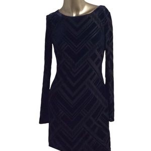 Vince Camuto Burnout Velvet Shealth Dress